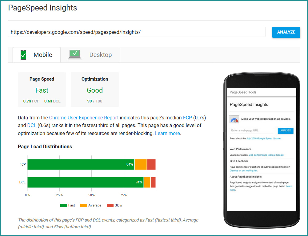 Google PageSpeed Insights