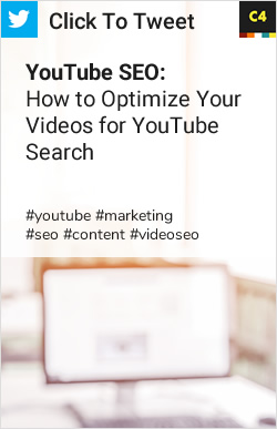 Tweet: YouTube SEO: How to Optimize Your Videos for YouTube Search https://dc4.co/yt-seo #youtube #marketing #seo #contentcreation #videoseo 